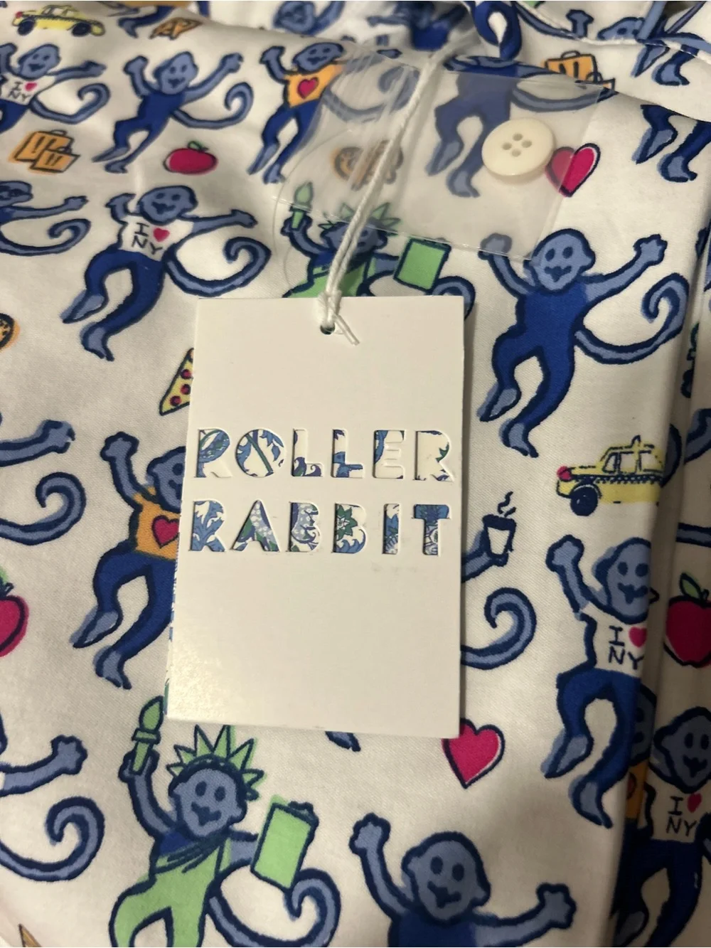 Roller Rabbit NYC Monkey Pajama Set - LIMITED EDITION - Picture 8 of 9